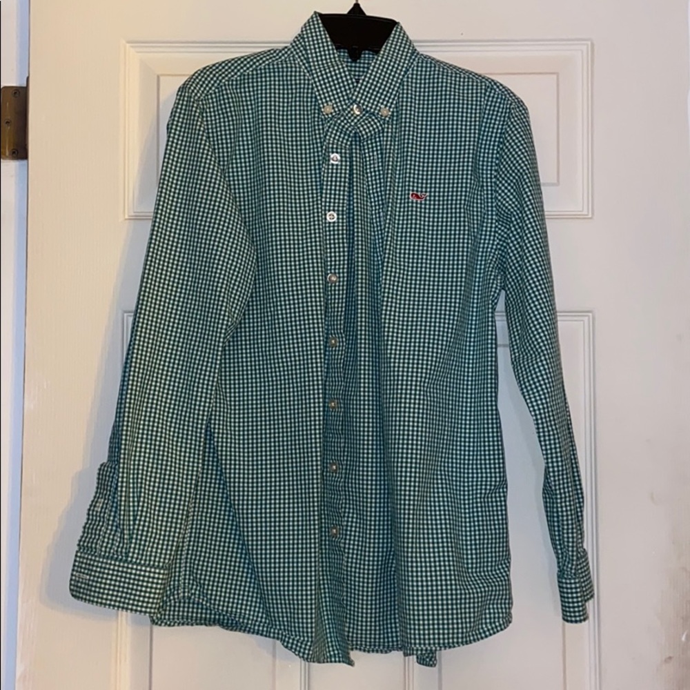 Plaid Long Sleeve Button Down